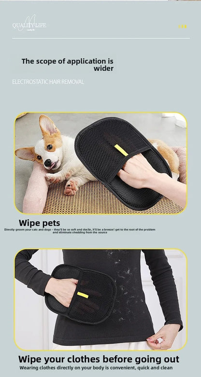 🐾 Dogzeno™ Pet Hair Removal Gloves  Effortless Grooming & Hair Removal in Seconds  Keep your home clean and your pet looking their best with the Dogzeno™ Pet Hair Removal Gloves — the easy and gentle way to remove loose fur