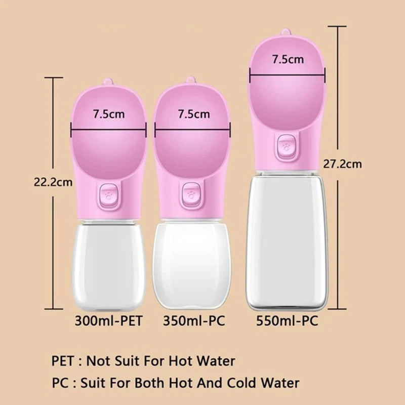 🐾 Dogzeno™ Portable Dog Water Bottle  Hydration Anywhere, Anytime  Keep your dog fresh and hydrated on every adventure with the Dogzeno™ Portable Water Bottle — designed for convenience, safety, and everyday use.