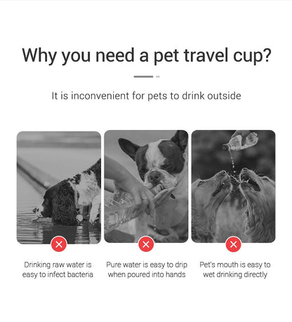 🐾 Dogzeno™ Portable Dog Water Bottle  Hydration Anywhere, Anytime  Keep your dog fresh and hydrated on every adventure with the Dogzeno™ Portable Water Bottle — designed for convenience, safety, and everyday use.
