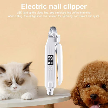 🐾 Dogzeno™ 2-in-1 Electric Pet Nail Trimmer