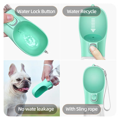 🐾 Dogzeno™ Portable Dog Water Bottle  Hydration Anywhere, Anytime  Keep your dog fresh and hydrated on every adventure with the Dogzeno™ Portable Water Bottle — designed for convenience, safety, and everyday use.