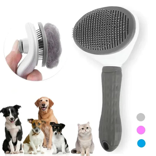 🐾 Dogzeno™ Self-Cleaning Pet Grooming Brush