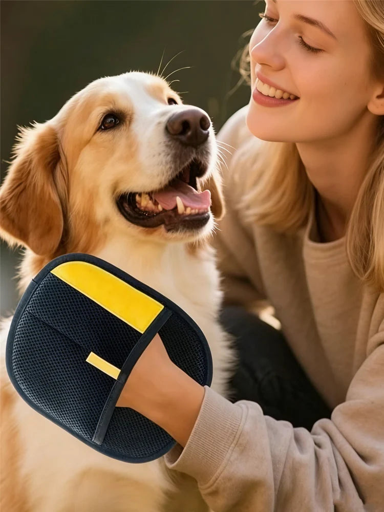🐾 Dogzeno™ Pet Hair Removal Gloves  Effortless Grooming & Hair Removal in Seconds  Keep your home clean and your pet looking their best with the Dogzeno™ Pet Hair Removal Gloves — the easy and gentle way to remove loose fur