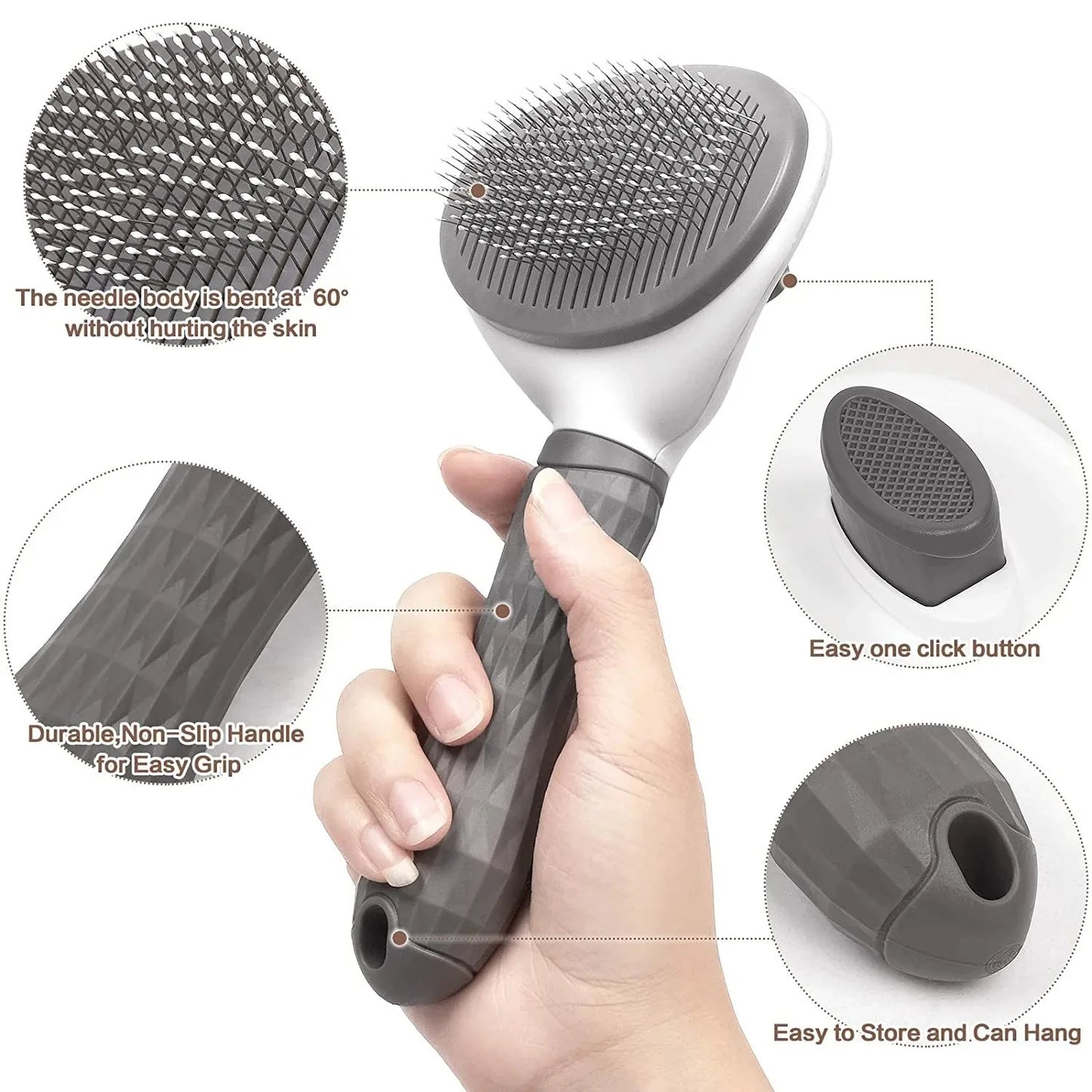 🐾 Dogzeno™ Self-Cleaning Pet Grooming Brush
