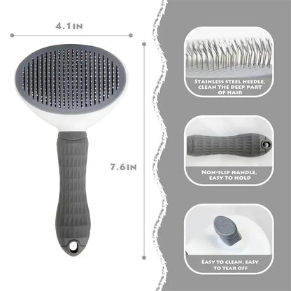 🐾 Dogzeno™ Self-Cleaning Pet Grooming Brush