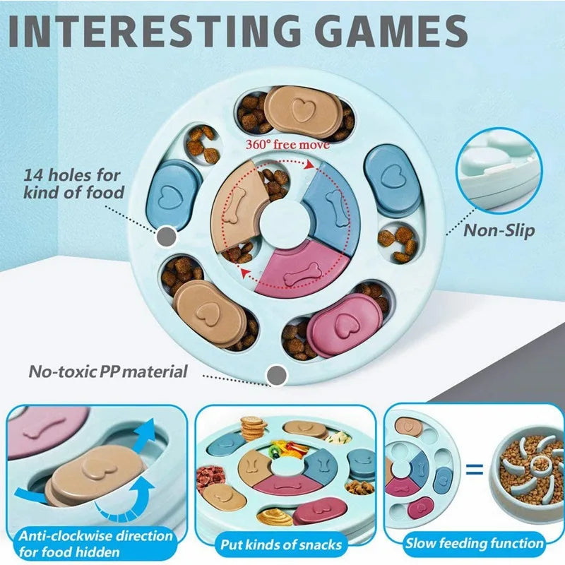 🐾 Dogzeno™ Slow Feed Puzzle Bowl