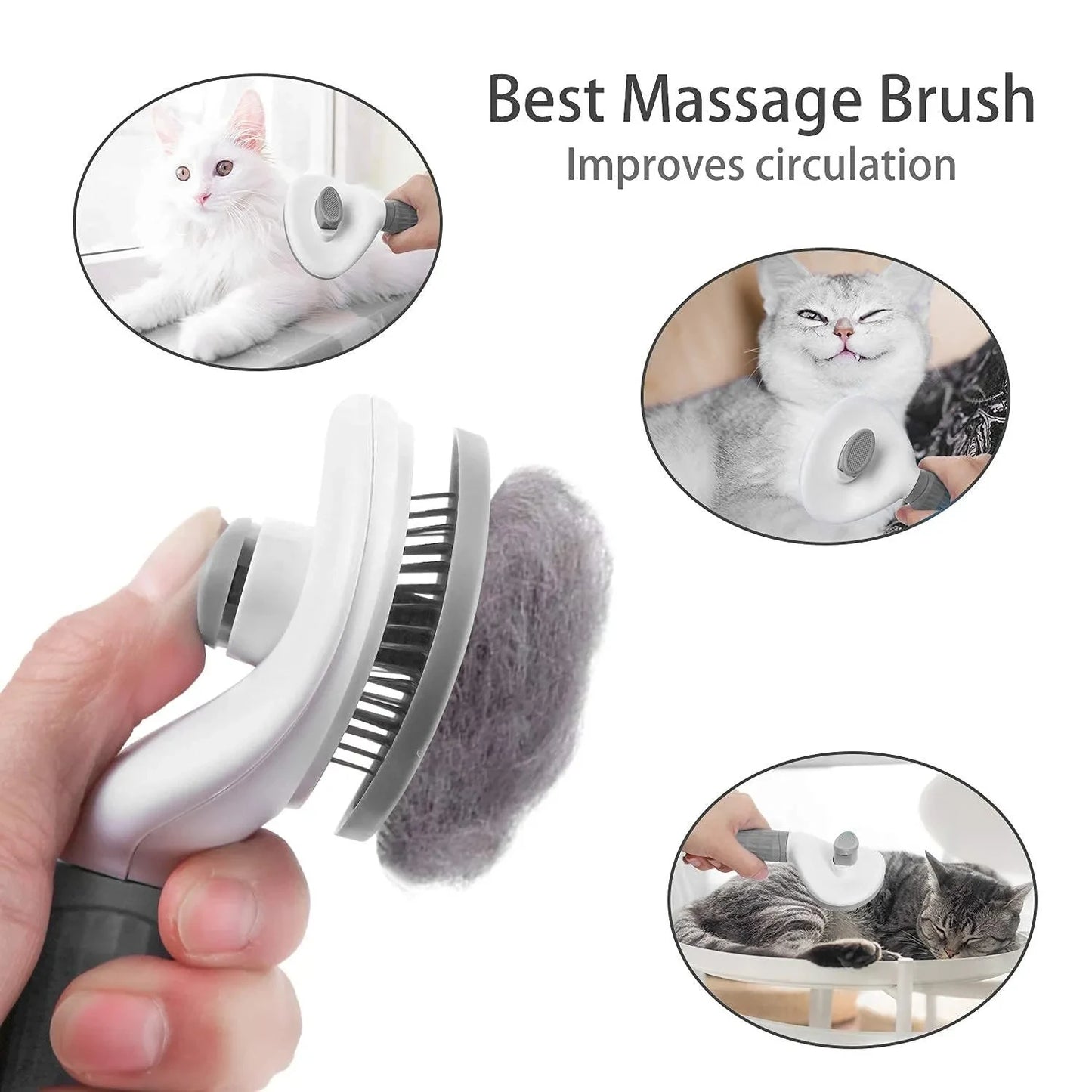 🐾 Dogzeno™ Self-Cleaning Pet Grooming Brush