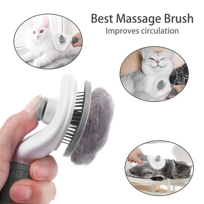 🐾 Dogzeno™ Self-Cleaning Pet Grooming Brush