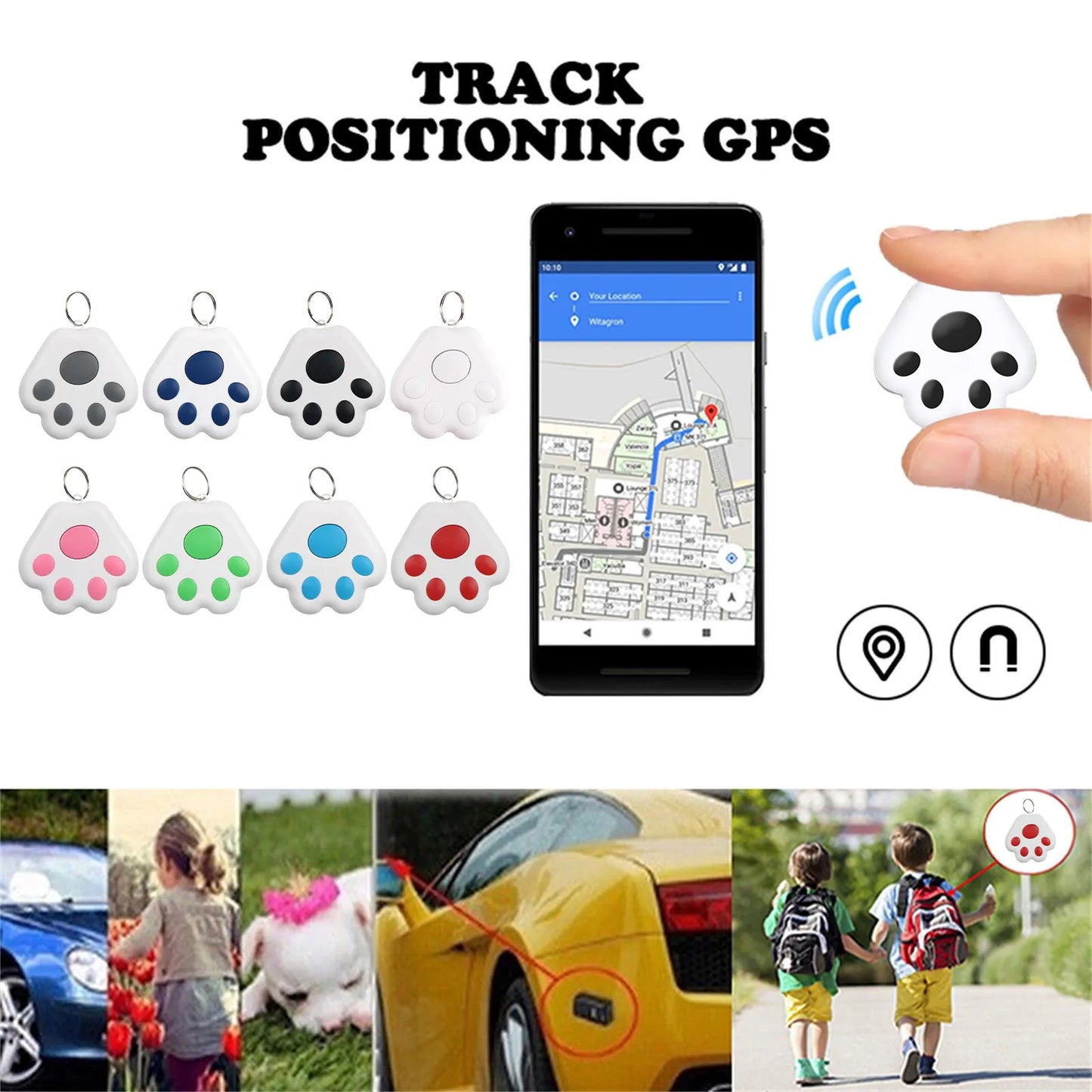 🐾 Dogzeno™ Mini Smart GPS Tracker