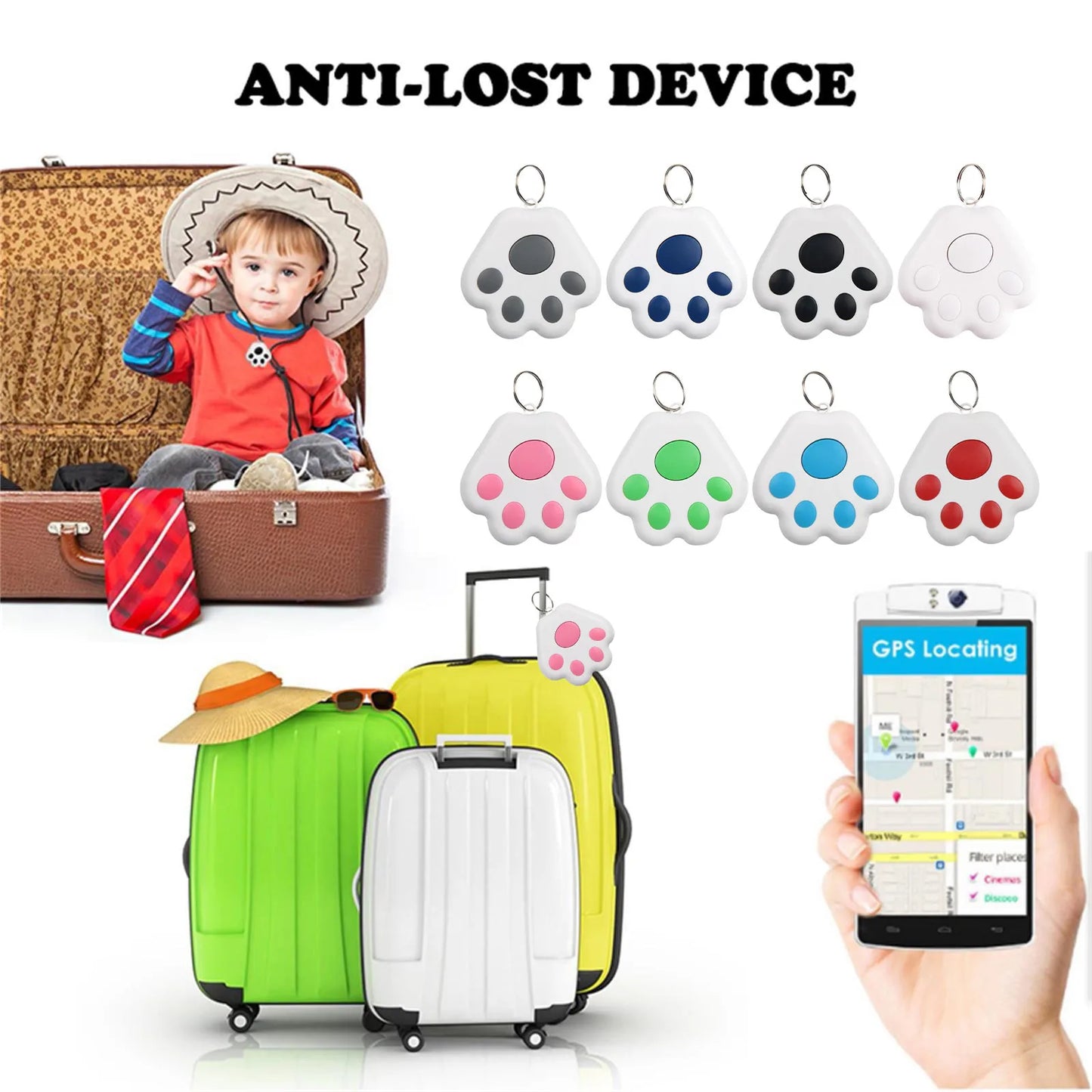 🐾 Dogzeno™ Mini Smart GPS Tracker