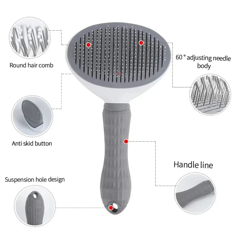 🐾 Dogzeno™ Self-Cleaning Pet Grooming Brush