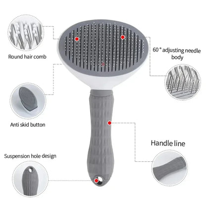 🐾 Dogzeno™ Self-Cleaning Pet Grooming Brush
