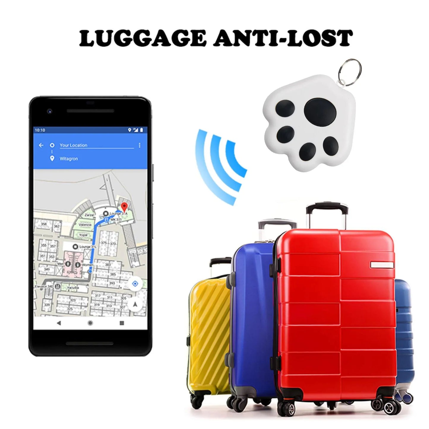 🐾 Dogzeno™ Mini Smart GPS Tracker