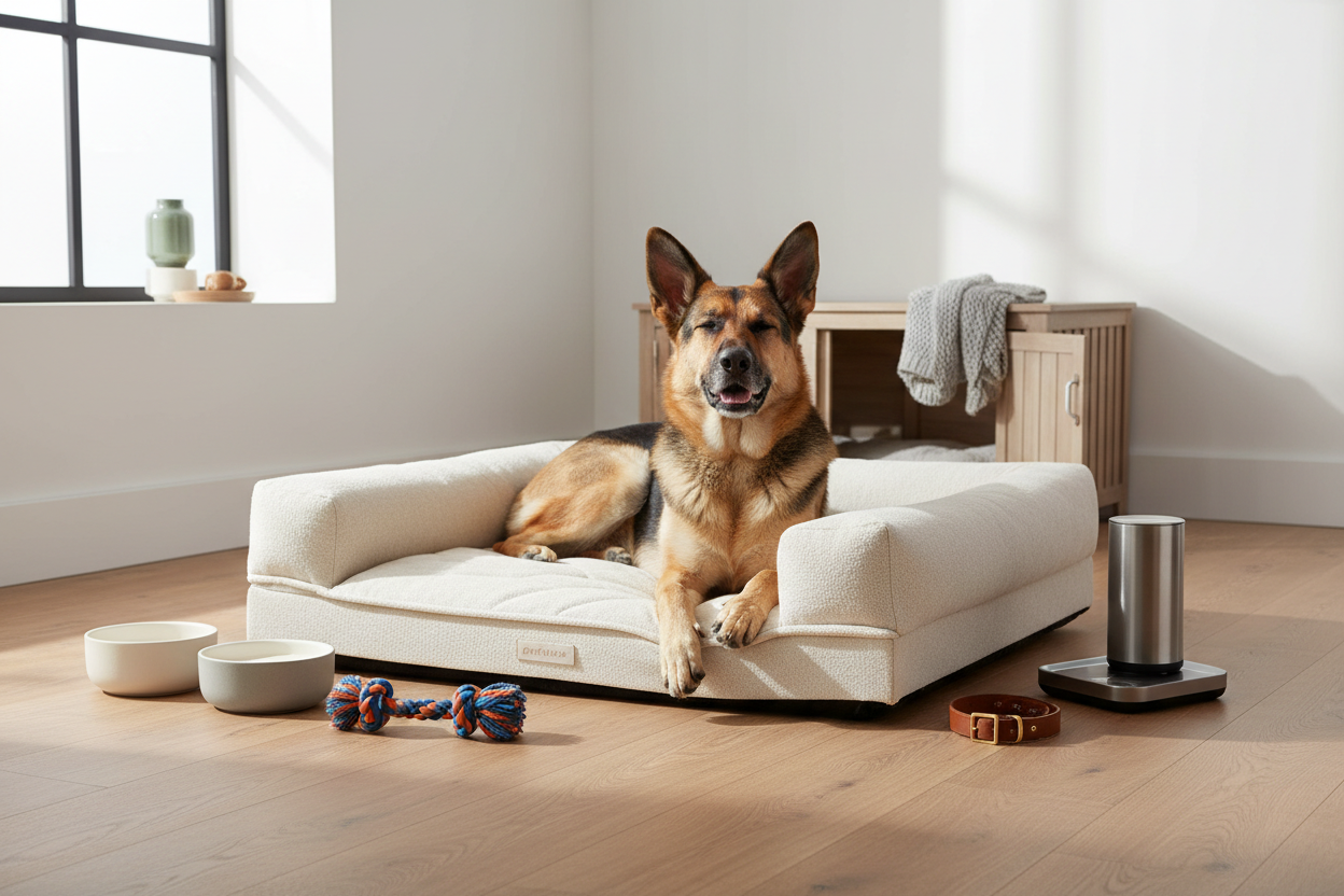 you can add a happy germane and make the bed sqwer 